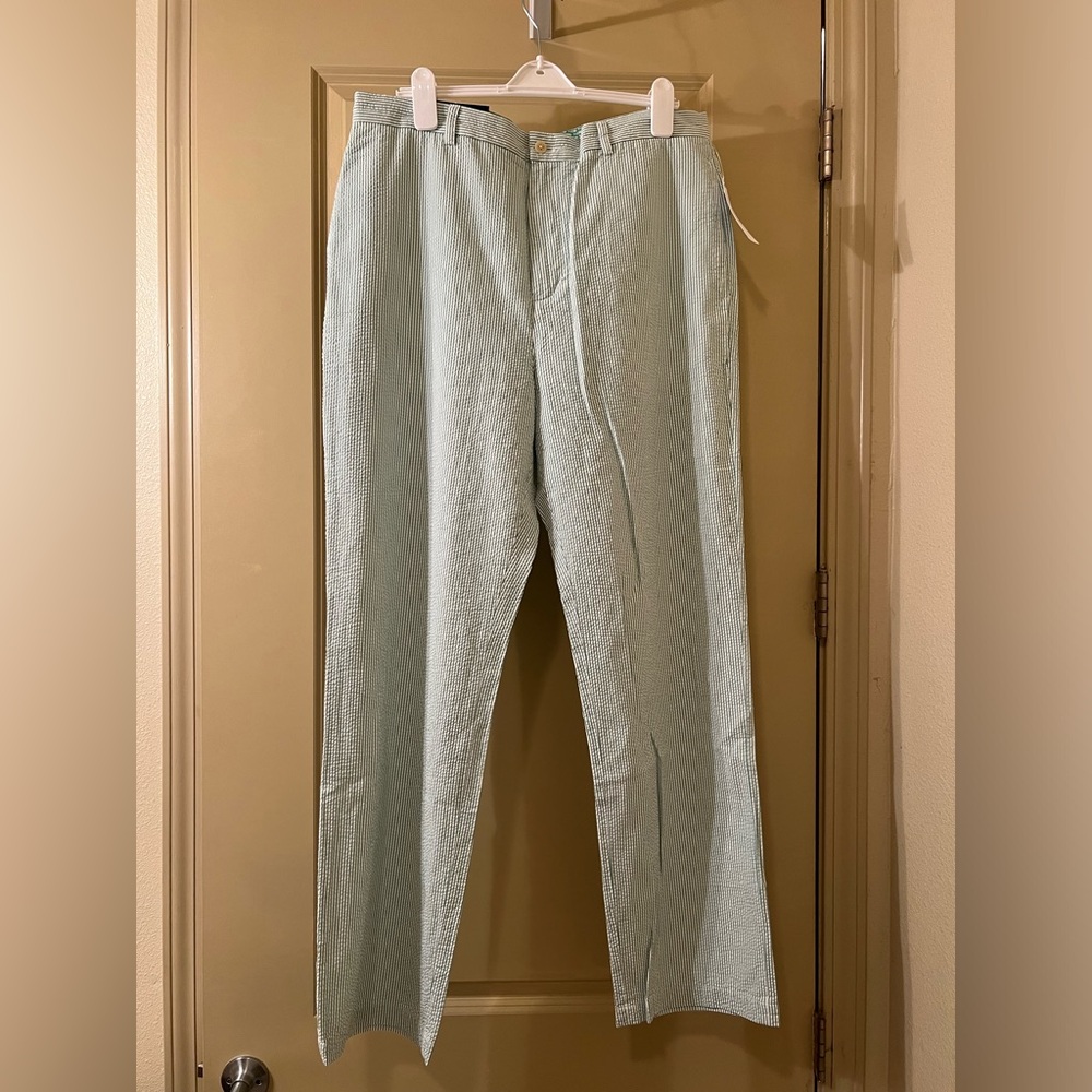 Vineyard Vines Plain Front Seersucker Club Pants